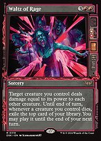 Waltz of Rage (Showcase) (DSK-318) - Duskmourn: House of Horror: (Showcase)