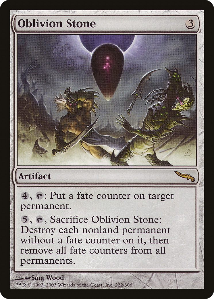 Oblivion Stone (MRD-222) - Mirrodin Foil