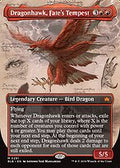 Dragonhawk, Fate's Tempest (Borderless) (BLB-291) - Bloomburrow: (Showcase)