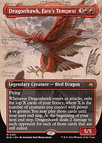 Dragonhawk, Fate's Tempest (Borderless) (BLB-291) - Bloomburrow: (Showcase)