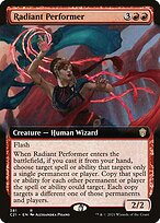 Radiant Performer (Extended Art) (C21-381) - Commander 2021: (Extended Art)
