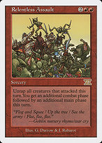 Relentless Assault (6ED-202) - Classic Sixth Edition