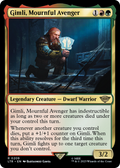Gimli, Mournful Avenger (LTR-209) - The Lord of the Rings: Tales of Middle-earth Foil