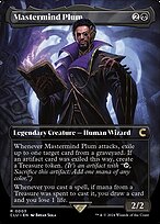 Mastermind Plum (Borderless) (CLU-003) - Ravnica: Clue Edition