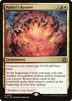 Nahiri's Resolve (MAT-037) - March of the Machine: The Aftermath Foil