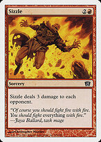 Sizzle (8ED-224) - 8th Edition Foil