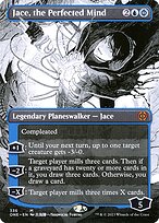 Jace, the Perfected Mind (Borderless) (ONE-336) - Phyrexia: All Will Be One: (Showcase) Foil
