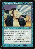 Rush of Knowledge (LIST-SCG-49) - The List