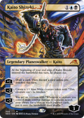 Kaito Shizuki (Borderless) (NEO-305) - Kamigawa: Neon Dynasty Foil