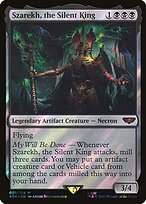 Szarekh, the Silent King (Surge Foil) (40K-001) - Warhammer 40,000 Commander Foil