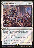 Collective Effort (Surge Foil) (40K-183) - Warhammer 40,000 Commander Foil