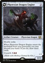 Phyrexian Dragon Engine (BRO-163) - The Brothers' War Foil