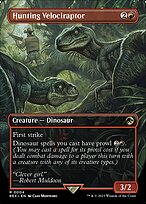 Hunting Velociraptor (Borderless) (REX-004) - Jurassic World Collection