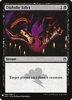 Diabolic Edict (LIST-A25-85) - The List