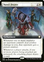 Norn's Decree (Extended Art) (ONC-047) - Phyrexia: All Will Be One Commander: (Extended Art)