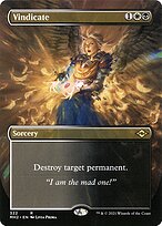 Vindicate (Borderless) (MH2-322) - Modern Horizons 2 (Borderless)
