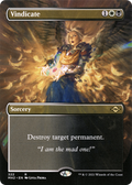 Vindicate (Borderless) (MH2-322) - Modern Horizons 2 (Borderless) Foil