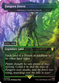 Fangorn Forest - Yavimaya, Cradle of Growth (Serial Numbered) (LTC-407) - Tales of Middle-earth Commander / Fangorn Forest (Borderless) Foil