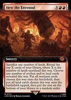 Hew the Entwood (Extended Art) (Surge Foil) (LTR-772) - The Lord of the Rings: Tales of Middle-earth: (Extended Art) Foil