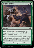 Titanic Brawl (RVR-158) - Ravnica Remastered Foil