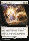 Sculpted Sunburst (Extended Art) (CLB-557) - Commander Legends: Battle for Baldur's Gate: (Extended Art) Foil