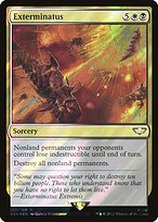 Exterminatus (Surge Foil) (40K-120) - Warhammer 40,000 Commander Foil