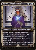 Toluz, Clever Conductor (Showcase) (SNC-336) - Streets of New Capenna: (Showcase)