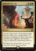 Rebuild the City (MAT-043) - March of the Machine: The Aftermath Foil