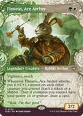 Finneas, Ace Archer (Showcase) (BLB-330) - Bloomburrow: (Showcase) (Borderless)