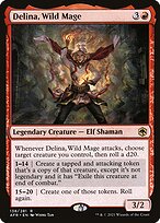 Delina, Wild Mage (AFR-138) - Adventures in the Forgotten Realms Foil