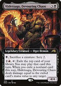 Hidetsugu, Devouring Chaos (Extended Art) (NEO-454) - Kamigawa: Neon Dynasty: (Extended Art)