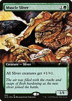 Muscle Sliver (Extended Art) (SLD-653) - Secret Lair Drop: (Extended Art) Foil