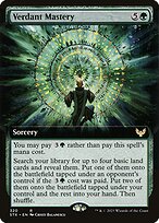 Verdant Mastery (Extended Art) (STX-320) - Strixhaven: School of Mages: (Extended Art) Foil