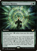 Verdant Mastery (Extended Art) (STX-320) - Strixhaven: School of Mages: (Extended Art)