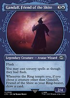 Gandalf, Friend of the Shire (Showcase) (LTR-308) - The Lord of the Rings: Tales of Middle-earth: (Showcase) (Borderless) Foil
