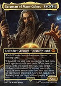 Saruman of Many Colors (Borderless) (LTR-412) - The Lord of the Rings: Tales of Middle-earth Foil