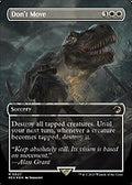 Don't Move (Borderless) (Emblem) (REX-027) - Jurassic World Collection Foil