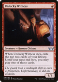 Unlucky Witness (SNC-128) - Streets of New Capenna