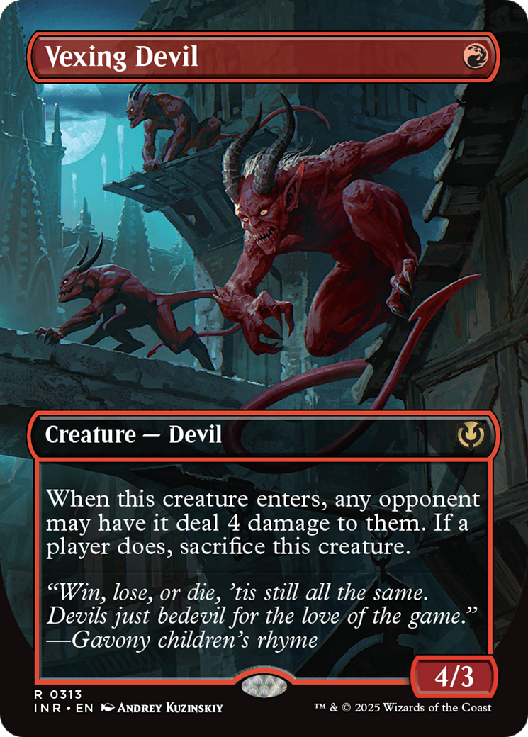 Vexing Devil (Borderless) (INR-313) - Innistrad Remastered