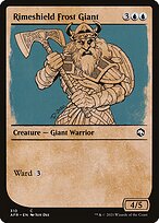 Rimeshield Frost Giant (Showcase) (AFR-310) - Adventures in the Forgotten Realms: (Showcase) Foil