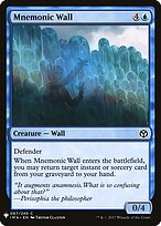 Mnemonic Wall (LIST-IMA-67) - The List