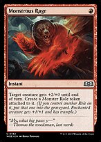 Monstrous Rage (WOE-142) - Wilds of Eldraine Foil