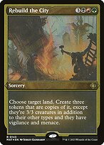 Rebuild the City (MAT-143) - March of the Machine: The Aftermath Etched Foil