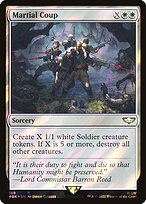 Martial Coup (Surge Foil) (40K-189) - Warhammer 40,000 Commander Foil