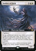Defiler of Faith (Extended Art) (DMU-385) - Dominaria United: (Extended Art)
