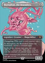 Morophon, the Boundless (Textured Foil) (CMM-1058) - Commander Masters (Borderless) Foil