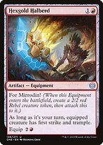 Hexgold Halberd (ONE-136) - Phyrexia: All Will Be One