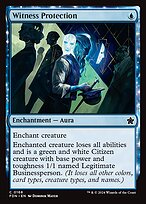 Witness Protection (FDN-168) - Foundations: (enchantment)