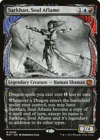 Sarkhan, Soul Aflame (Showcase) (MAT-096) - March of the Machine: The Aftermath: (Showcase) Foil