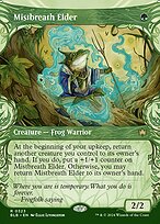 Mistbreath Elder (Showcase) (BLB-323) - Bloomburrow: (Showcase) (Borderless) Foil
